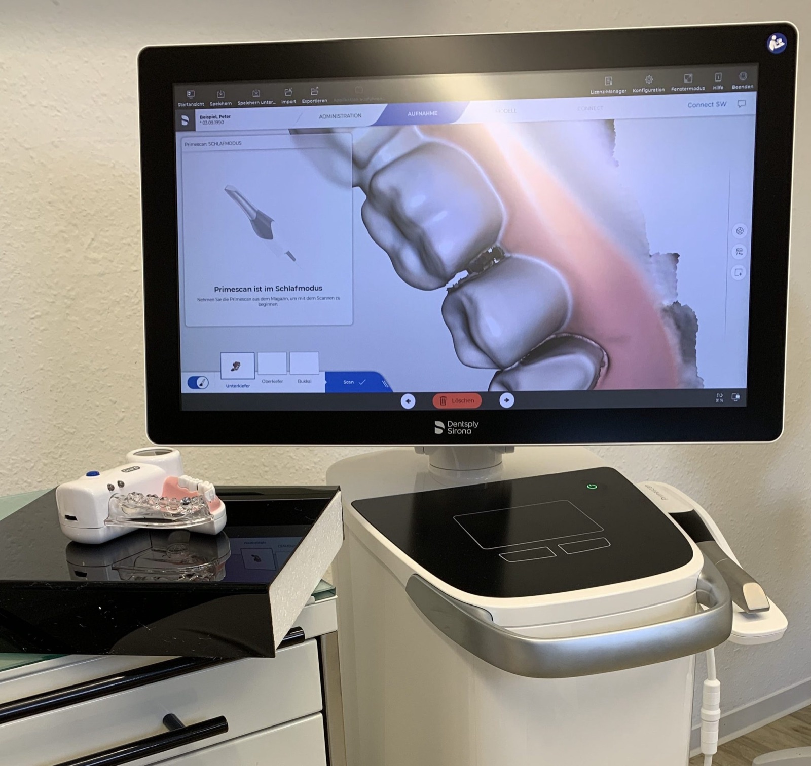 Primescan Intraoralscanner für den digitalen Abdruck